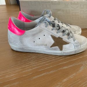 Brown and pink golden goose sneaker size 38!